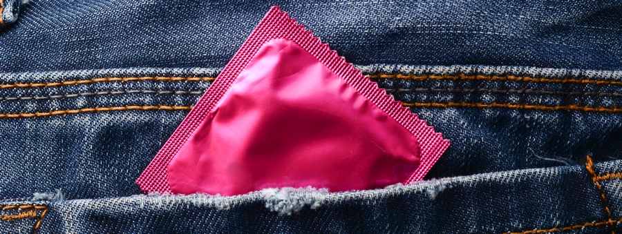 Kondom jako prostředek proti předčasné ejakulaci.