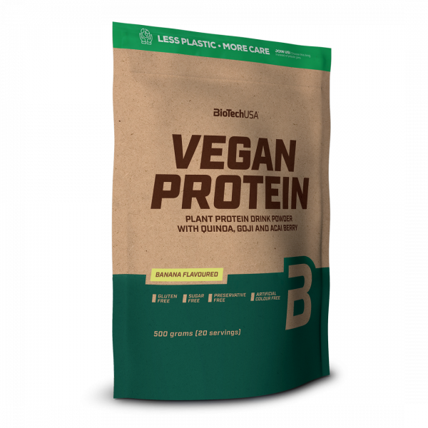 Levně Biotech USA Vegan protein čoko-škorica 500 g
