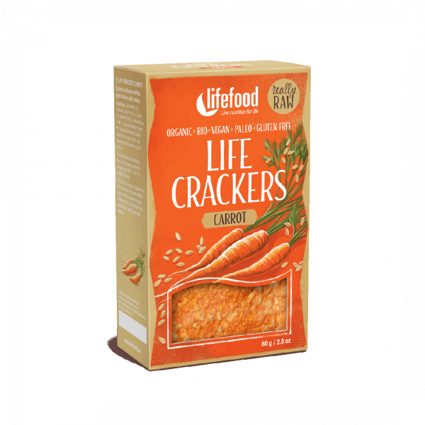 Levně Lifefood - Life Crackers Mrkvánky 80 g